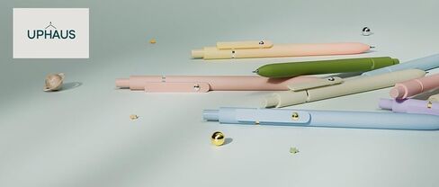 Gel Pens, 5 Pcs 0.5mm Quick Dry Premium Retractable Fine Point Smooth Rolling Ball Pens, Pens for Journaling, Notetaking, Writing,preppy, Cute Office School Supplies,Teacher, Christmas Gifts for Women in Saudi Arabia