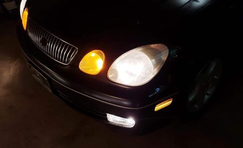 iJDMTOY عدسة شبه شفافة 36-SMD كهرمان مجموعة مصابيح LED كاملة للمصد الجانبي متوافقة مع Lexus 1998-05 GS، 2001-05 IS، 1998-00 LS، Scion xA، Toyota Prius in Saudi Arabia