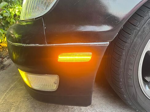 iJDMTOY عدسة شبه شفافة 36-SMD كهرمان مجموعة مصابيح LED كاملة للمصد الجانبي متوافقة مع Lexus 1998-05 GS، 2001-05 IS، 1998-00 LS، Scion xA، Toyota Prius in Saudi Arabia