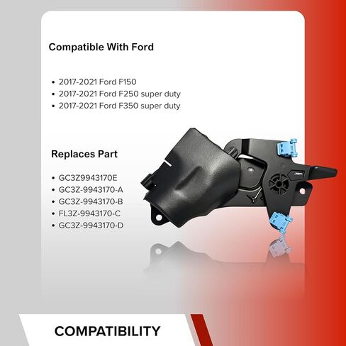 المحرك الخلفي لقفل الباب الخلفي مناسب لسيارة Toyota 4runner 4.0L 10 11 12 13 15 16 17 18 19 20 21, 69110-35082 69110-35081 69110-35080 in Kuwait