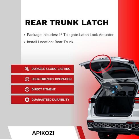 المحرك الخلفي لقفل الباب الخلفي مناسب لسيارة Toyota 4runner 4.0L 10 11 12 13 15 16 17 18 19 20 21, 69110-35082 69110-35081 69110-35080 in Kuwait