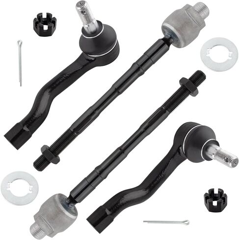 EV800302 ES800428 ES800429 Front Inner & Outer Tie Rod Ends Left & Right for Infiniti FX35 FX45 2003-2008, Pack of 4 in Saudi Arabia