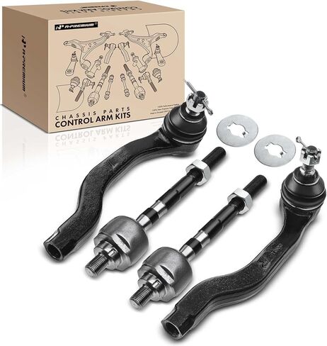 A-Premium Set of 4, Front Inner & Outer Tie Rod End Kit, Compatible with Honda Civic 1992-1995, Civic del Sol 1993-1997, Acura Integra 1994-1997 in Saudi Arabia
