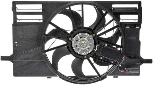 Engine Cooling Fan Assembly 1PC Replaces 306805870, 30792688 Compatible with Volvo C30 2008-2013 Compatible with Volvo C70 2006-2013 Compatible with Volvo S40 2005-2012 in Saudi Arabia