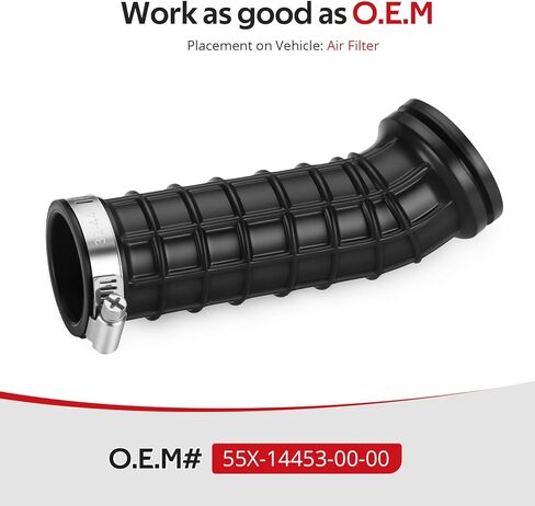 JAVIK Air Box Intake Joint Boot For Yamaha B-adger 80 YFM80 1985-1988 O.E.M# 55X-14453-00-00 in Saudi Arabia