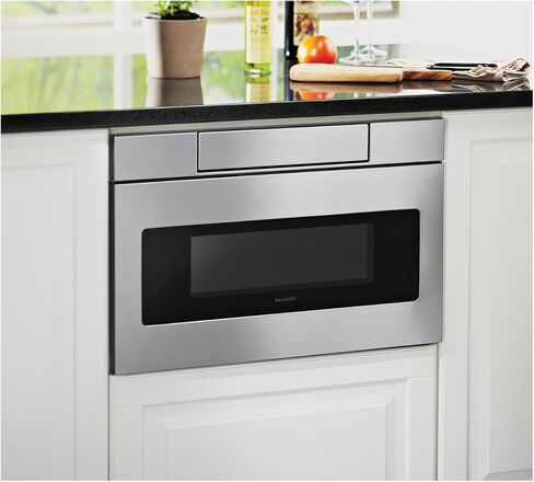 Sharp SMD2470AH 24" Microwave Drawer with 1.2 cu. ft. Capacity in Black Stainless Steel in Kuwait