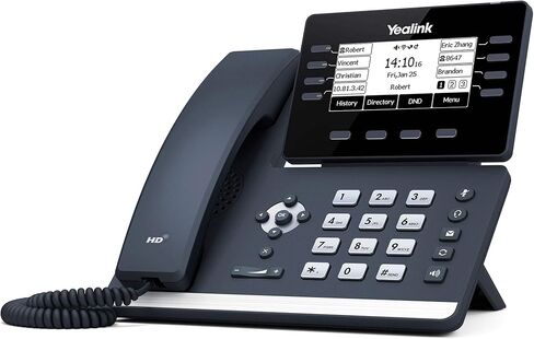 Yealink T53 IP Phone [5 Pack] - Power Adapters Included - 1 Year Manufacturer Warranty - Unlocked can be Used with Any VoIP Provider (Renewed) in Saudi Arabia