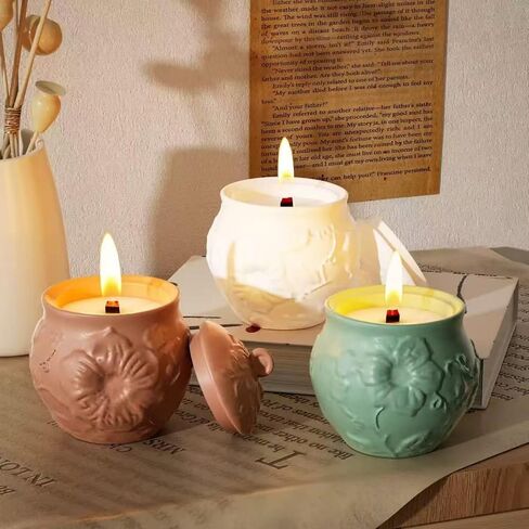Storage Box Silicone Mold with Lid, Jar Resin Mold for Jewerly Storage, Candle Holder, Candy Container,DIY Home Decor (5) in Saudi Arabia