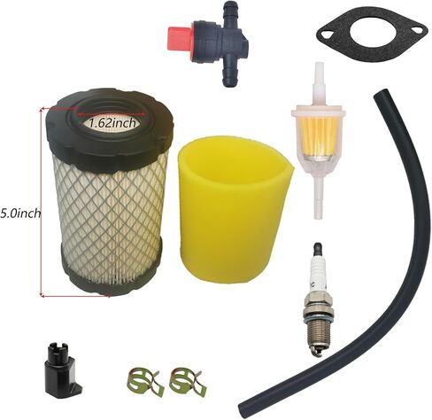 فلتر هواء مكربن ​​T1600 LT2200 LTR2000 YTS3000 DYT4000 GS3500 YT3000 متوافق مع الحرفيين 500CC T110 42 بوصة محرك جرار جزازة العشب 500CC 14HP -21HP CMXGRAM1130036 in Kuwait