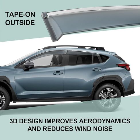 أقنعة نافذة واقيات المطر متوافقة مع Subaru Crosstrek 2025 2024 in Saudi Arabia