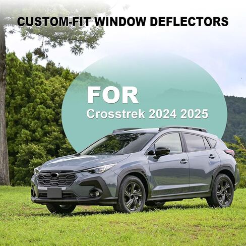 أقنعة نافذة واقيات المطر متوافقة مع Subaru Crosstrek 2025 2024 in Saudi Arabia