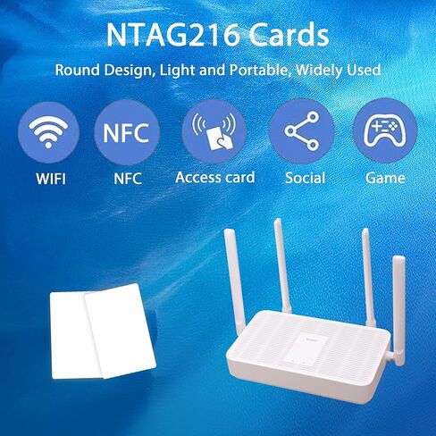 50 قطعة من بطاقات NFC علامات NFC NFC 216 بطاقة بيضاء فارغة بطاقة عمل NFC قابلة لإعادة الكتابة علامة NFC NFC WiFi، بطاقة NFC بيضاء متوافقة مع Amiibo وTagMo لجميع الهواتف التي تدعم NFC -IIIXXVI in Saudi Arabia