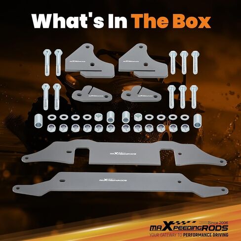 طقم رفع maxpeedingrods 2 بوصة لـ Polaris RZR 900 Trail 50 بوصة 2015-2022، RZR 900 XC 55 بوصة 2015-2018، RZR XC EPS 2015-2018، RZR Trail EPS FOX Edition LE 2016-2017، رمادي in Saudi Arabia