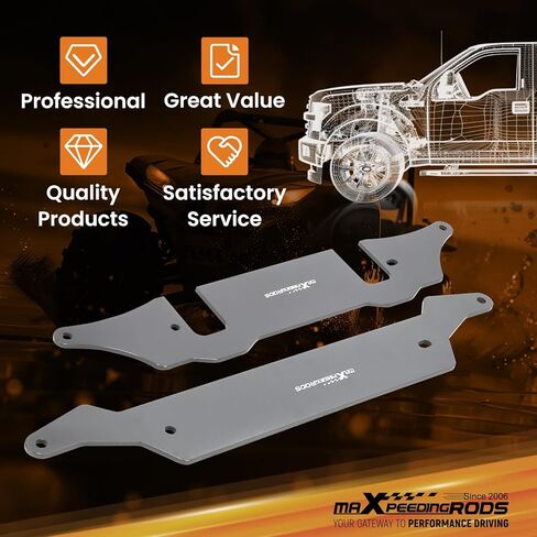 طقم رفع maxpeedingrods 2 بوصة لـ Polaris RZR 900 Trail 50 بوصة 2015-2022، RZR 900 XC 55 بوصة 2015-2018، RZR XC EPS 2015-2018، RZR Trail EPS FOX Edition LE 2016-2017، رمادي in Saudi Arabia