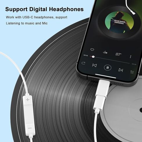 [معتمد من Apple MFi] 3 عبوات USB-C إلى 3.5 مم محول سماعة رأس صوتي، محول Aux لسماعات iPhone 16 دونجل من النوع C متوافق مع iPhone 16 15 Galaxy S24 S23 S22 S21 Plus Pro Max Pixel iPad in Kuwait