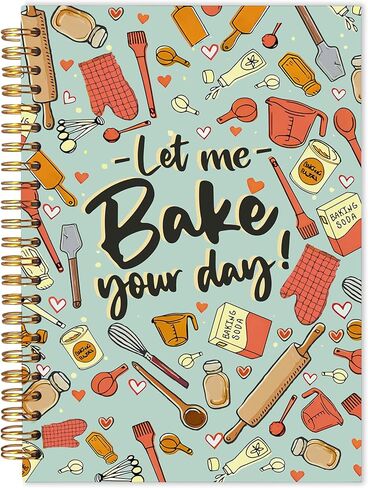 Gothic Skeleton Baker Notebook, Witchy the Mental Bakedown Tarot Card Journal, Gifts for Baking Lovers Women, Dark Academia Gothic Skull Hardcover Spiral Notebook 5.5x8.3 Inch in Kuwait