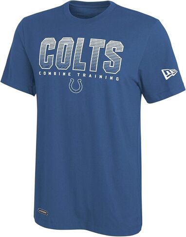 New Era NFL Men's Team Pride Dri-Tek Short Sleeve T-Shirt, New York Giants, X-Large in Saudi Arabia
