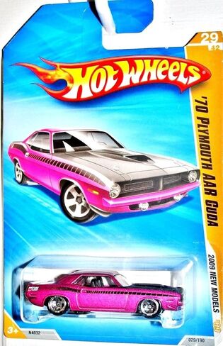 Hot Wheels 1970 Plymouth AAR Cuda 2009 نماذج جديدة #029/190 أرجواني/أسود in Saudi Arabia