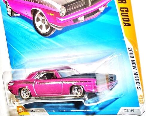 Hot Wheels 1970 Plymouth AAR Cuda 2009 نماذج جديدة #029/190 أرجواني/أسود in Saudi Arabia