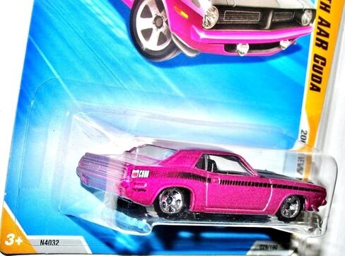 Hot Wheels 1970 Plymouth AAR Cuda 2009 نماذج جديدة #029/190 أرجواني/أسود in Saudi Arabia