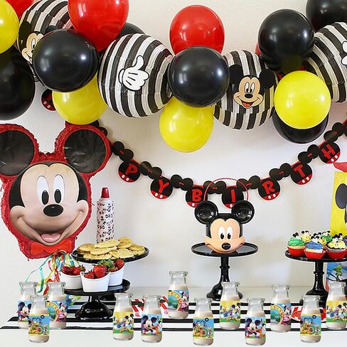 48Pcs Water Bottle Labels, Birthday Party Supplies for Boys 1st 2nd 3rd Year Birthday Baby Shower Decoration in Kuwait