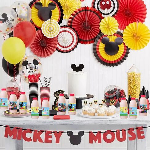 48Pcs Water Bottle Labels, Birthday Party Supplies for Boys 1st 2nd 3rd Year Birthday Baby Shower Decoration in Kuwait