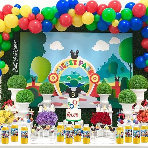 48Pcs Water Bottle Labels, Birthday Party Supplies for Boys 1st 2nd 3rd Year Birthday Baby Shower Decoration in Kuwait