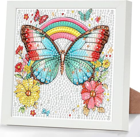 Genius maker Horse Diamond Art Kits for Kids with Frame, 5D Diamond Painting Kits for Kids Ages 4-8-12, Diamonds Gem Art Gift for Girls Boys with Beautiful Package, Crafts for Home Wall Decor 7x7inch in Saudi Arabia