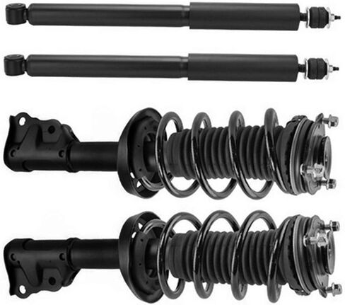 4pcs Front Complete Struts Rear Shocks fit for Honda Civic Acura CSX 2006 2007 2008 2009 2010 2011 1.8L 2.0L (Replace# 172286 172287 5609), Quick Struts Amortiguadores Delanteros Traseros in Saudi Arabia