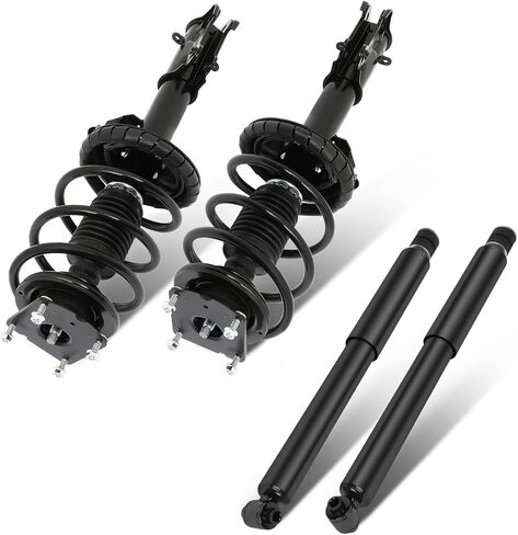 SCITOO - 2Pcs Front Complete Struts Spring Assembly + 2Pcs Rear Shock Absorbers Fits 2011-2014 for Ford Mustang Full Set Front Rear Complete Struts with 172540 5783 - Set of 4 in Saudi Arabia