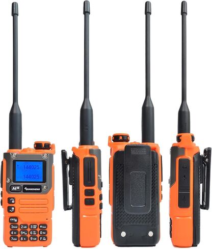 TWAYRDIO Quansheng UV-K5 NOAA Emergency Weather Receiver with Programming Cable and Radio Holder, 5W VHF UHF Dual Band Two Way Radio, AM/FM Airband Receiving Walkie Talkie in Saudi Arabia