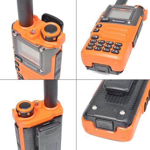 TWAYRDIO Quansheng UV-K5 NOAA Emergency Weather Receiver with Programming Cable and Radio Holder, 5W VHF UHF Dual Band Two Way Radio, AM/FM Airband Receiving Walkie Talkie in Saudi Arabia