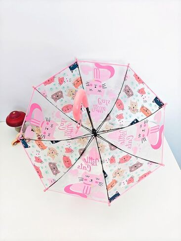 Clear Bubble Umbrellas for Rain,Transparent Dome Safety Windproof Umbrella with Easy-Grip Hook Handle for Christmas in Saudi Arabia