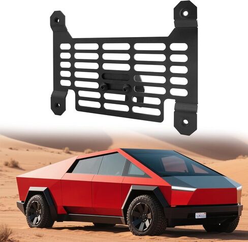 حامل لوحة الترخيص الأصلي القابل للقفل لعام 2020-2024 طراز Tesla Y 【تصميم آمن】، إطار لوحة ترخيص أمامي مضاد للسرقة، حامل لوحة ترخيص خالٍ من المواد اللاصقة】 in Kuwait