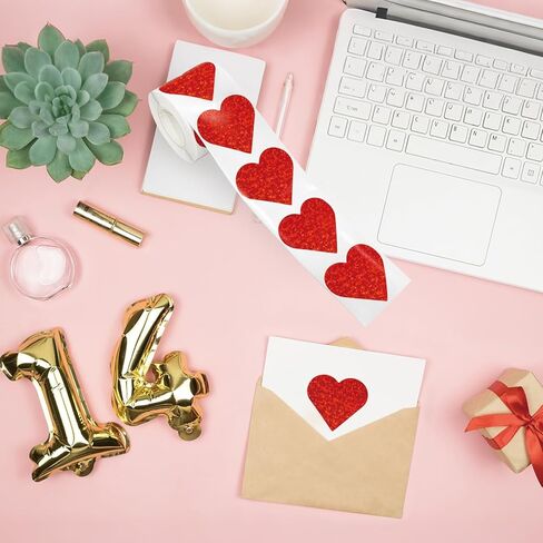 500 قطعة من ملصقات قوس قزح، ملصقات فينيل لامعة مقاس 1.5 بوصة، قوس قزح ثلاثي الأبعاد لمجلة المغلف ديكور مكافأة المعلم لأعياد الميلاد in Kuwait