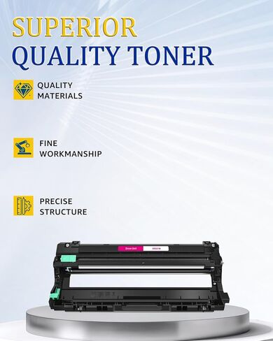 Greencycle 4 عبوات DR221CL وحدة طبلة عالية الإنتاجية متوافقة مع Brother DR221 DR-221 تعمل لطابعة الليزر Brother HL-3140CW HL-3170CDW MFC-9130CW MFC-9330CDW MFC-9340CDW DCP-9020CDN (1K، 1M، 1C، 1Y) in Kuwait