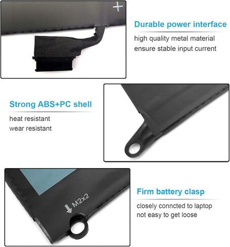40Wh XCMRD 14.8V Battery for Dell Inspiron 15 3000 Series 3542 3543 3521 3537 3531 3541 17 3721 3737 15R 5537 5521 17R 5737 5721 14 3421 3437 3443 14R 5421 Latitude 3540 3440 P28F P40F FW1MN 4WY7C in Saudi Arabia