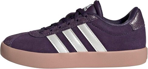 adidas Vl Court 3.0 Lace-Up Sneaker, White/Dark Blue/Better Scarlet, 12 US Unisex Little Kid in Saudi Arabia