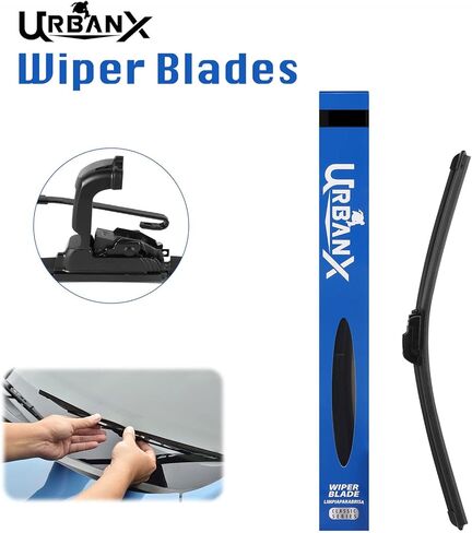 UrbanX 2-IN-1 All Seasons Water Repellency Original Equipment Replacement Wiper Blades For 2010 Mini Cooper 19" Driver Side in Saudi Arabia