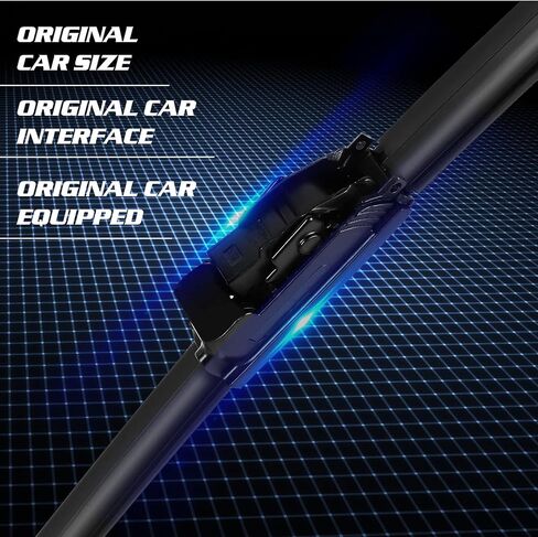 UrbanX 2-IN-1 All Seasons Water Repellency Original Equipment Replacement Wiper Blades For 2010 Mini Cooper 19" Driver Side in Saudi Arabia
