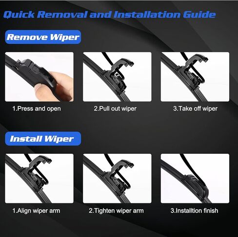 UrbanX 2-IN-1 All Seasons Water Repellency Original Equipment Replacement Wiper Blades For 2010 Mini Cooper 19" Driver Side in Saudi Arabia