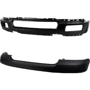 طقم ممتص الصدمات Garage-Pro لسيارة Ford F-150 2004-2006 الطلاء الأمامي ليتوافق مع الفولاذ مع فتحات ضوء الضباب تاريخ الإنتاج حتى 8 أغسطس 2005 يستبدل # 4L3Z17757FA FO1002391 4L3Z17D957DA FO1000561 in Kuwait