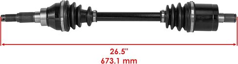 Caltric Rear CV Axle Compatible with Kubota RTV-X1100CR 2014-2023 / RTV-X1120DR 2014-2023 / RTV-X1120DW 2014-2023 x2 in Saudi Arabia