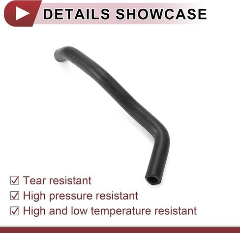 1 Pcs Radiator Coolant Hose for Honda CR-V 2.4L 2002-2006 Engine Coolant Water Inlet No.79721S9AA00 Black Rubber in Saudi Arabia