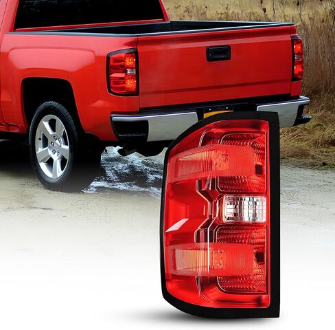 AUTOONE - من أجل 2014-2019 Chevy Silverado Tail Light Assembly Factory OEM متوافق مع Chevy Silverado 1500/ 2500HD/ 3500HD، 2015-2019 GMC Sierra 3500HD، جانب السائق (LH) in Kuwait