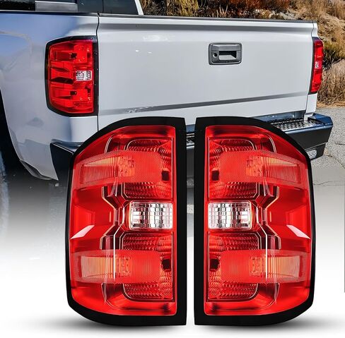 AUTOONE - من أجل 2014-2019 Chevy Silverado Tail Light Assembly Factory OEM متوافق مع Chevy Silverado 1500/ 2500HD/ 3500HD، 2015-2019 GMC Sierra 3500HD، جانب السائق (LH) in Kuwait