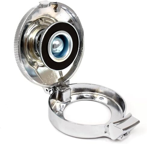 Fuel Cap Quick-Fill Flip-Top Chrome With Lettering For 1969-1970 Dodge Charger in Saudi Arabia