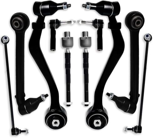 8Pcs Front Lower Forward & Rearward Control Arm Tie Rod End Fit for Chevrolet 2010 2011 2012 2013 2014 2015 Camaro K621478 K621479 K621480 K621481 ES800939 EV800885 in Saudi Arabia