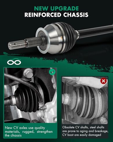SCITOO Front Left Right CV Axle Half Shaft Fit For INFINITI QX56 5.6L,For INFINITI QX80 5.6L 2011-2018 391001LA0C in Saudi Arabia
