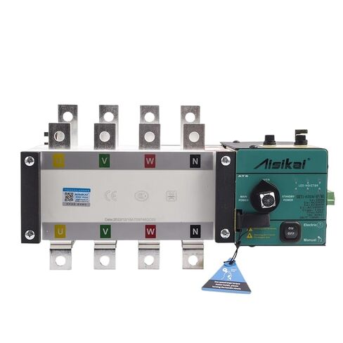 400A 630A 4P Generator Dual Power Automatic Transfer Switch AC220V Genset Parts Controller Control Module(AISIKAI 630 4P) in Saudi Arabia